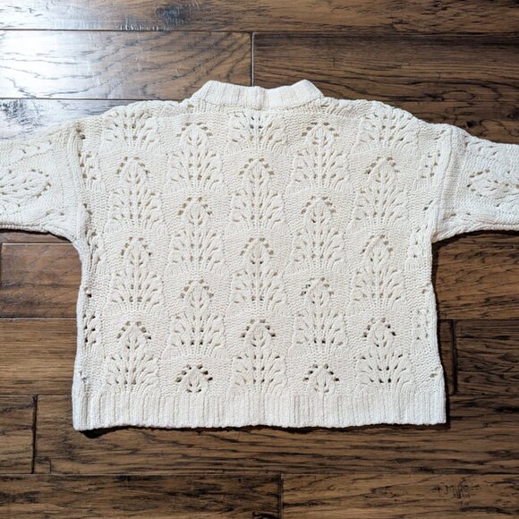 aerie knit sweater cream size small - Picture 15 of 16